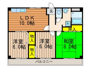 ハーモニーヒルズ藤阪の物件間取画像